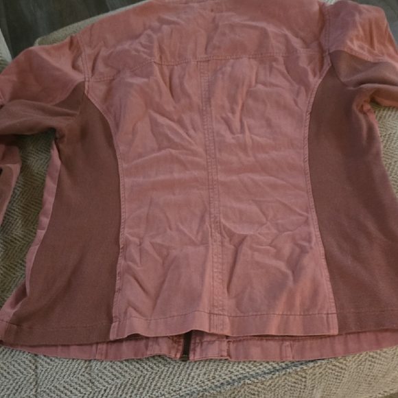 Maurices Pink Utility Jacket Soft Cotton Canvas - Picture 5 of 5